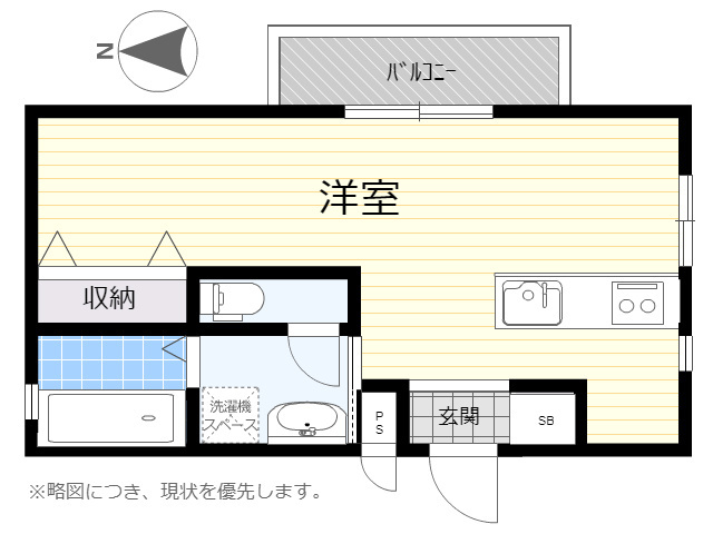 シェルメゾン本田 間取り図